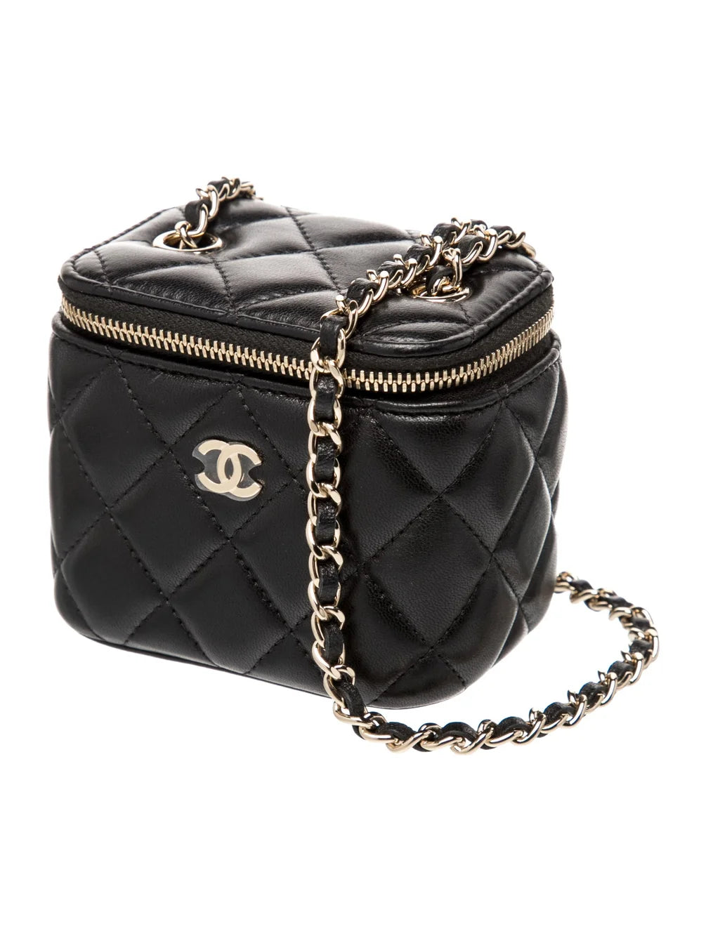 Black Chanel Vanity Bag