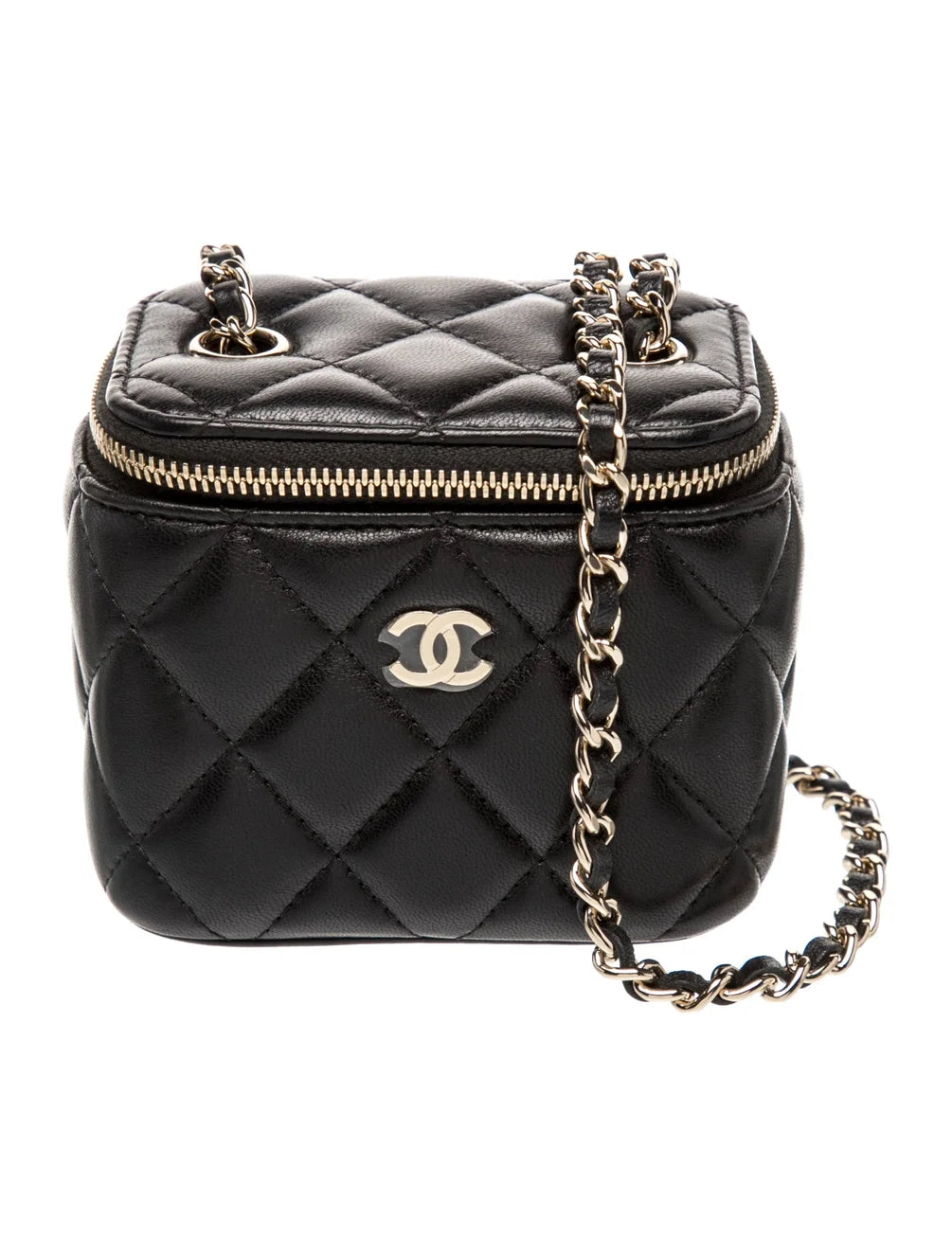 Black Chanel Vanity Bag